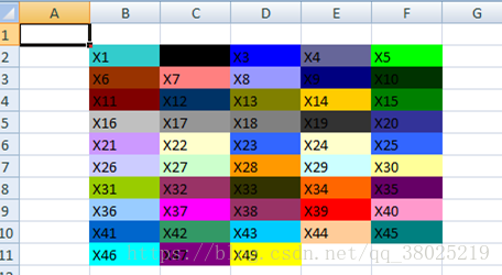 Poi Excel Cell Background Color Correspondence Programmer Sought